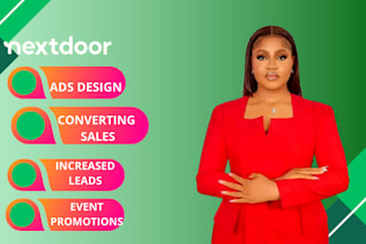 set up and manage google adswords, nextdoor ads, PPC campaign, social media