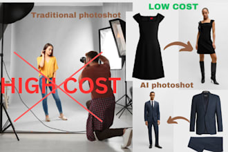 generate ai fashion mockup images with model for your t shirt and clothing
