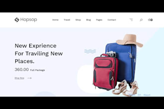 build travel accessories shopify store travel gear travel kit store tour website