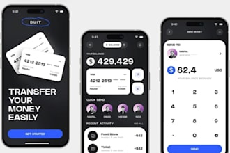 develop fintech app, crypto app, payment app, loan, wallet app, uiux, p2p app