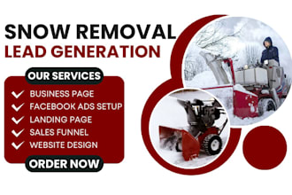 snow removal snow removal leads leads junk removal lead generation snow