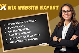 do wix restaurant website food website online ordering catering website