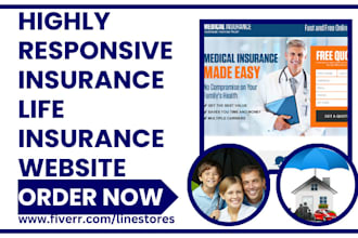 design insurance website life insurance health insurance home insurance website