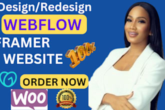 design develop webflow website, framer website, figma, framer webflow expert