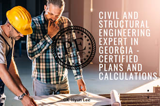 review stamp as licensed civil and structural engineer in california and georgia