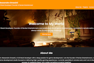 create a modern, responsive website with HTML, CSS, and javascript