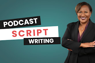 write your podcast description intro and outro script trailer true crime script