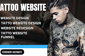 tattoo website spa website barber wordpress booking website