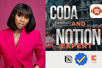 design coda and notion template for your business workflow, notion template