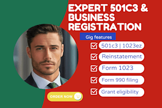 do 501c3 reinstate non profit, 501c3 non profit registration, sba loan, bylaws