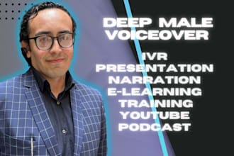 record IVR, corporate training, podcast, elearning and youtube voiceovers