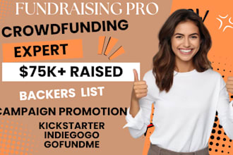 promote gofundme indiegogo kickstarter crowdfunding campaign promotion to backer