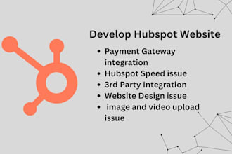 develop or build hubspot website, hubspot landing page, custom CRM