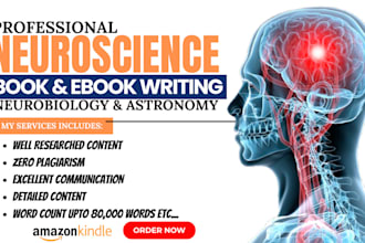 write neuroscience, neurology, neurobiology research