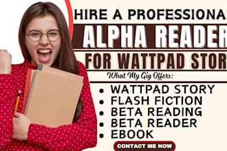 boost your wattpad story with professional beta reading services