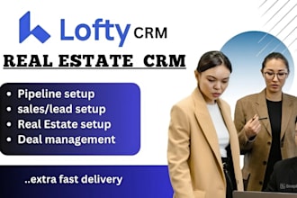 lofty, lofty CRM, expert, solution suite, ai, pipeline, website, real estate CRM