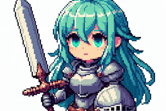create pixel art for anything you want