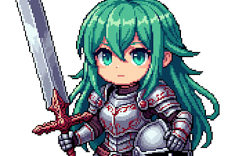 create pixel art for anything you want