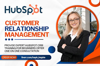 provide expert hubspot CRM training for beginners offer one on one consultation