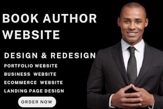 book author website business website music artist portfolio personal website