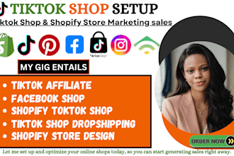 tiktok shop setup instagram shop facebook shop tiktok shop manager boost shopify