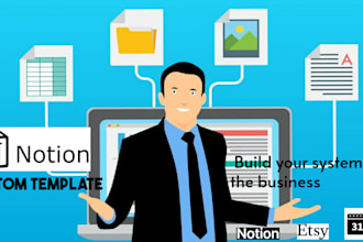 build custom notion workflows for business and personal use