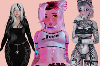 3d model custom vrchat avatar furry vrc avatar outfit vr character rigging unity