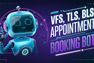setup appointment bot booking bot vfs global bot tls bot bls bot visa booking
