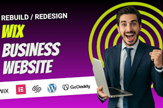 create wix website design redesign wix website wix online store