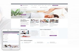 build therapy website design or rehabilitation