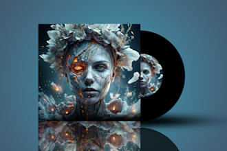 design album cover or single cover artwork