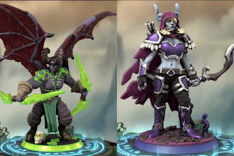 3d print and paint hero forge miniature figures warhammer painting 40k boardgame