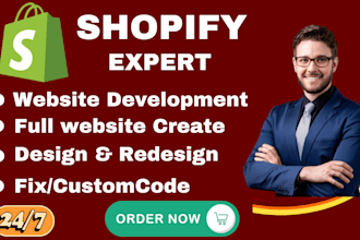 do shopify custom coding shopify bug fixing and shopify website development