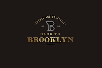 design bar cocktail up beat york style logo