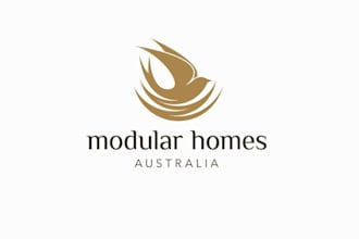 design standout modular housing company logo