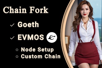 fork customize  evm chains and deploy validator and rpc nodes setup AWS ci cd