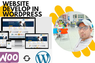 be wordpress developer create website in wordpress