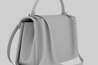 do 3d bag model, 3d bag design ,3d bag rendering, 3d bag animation