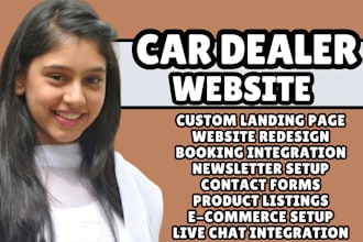 car dealer website car rental website car part website  car website