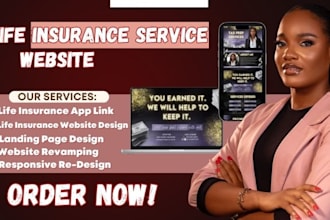 life insurance website life insurance website design life insurance landing page