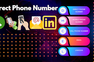 find direct phone number, mobile phone number and cell phone