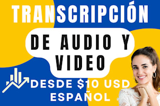 transcribe your audio or video to text