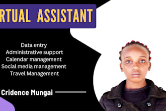 be your professional administrative virtual assistant