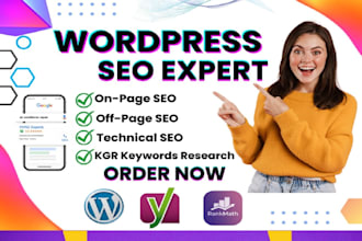 do expert website SEO for organic traffic and conversions