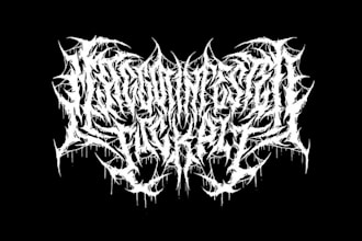 design extreme graffiti tag, nu metal, hard techno and metal band logo