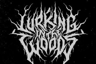 create black metal, slam, death metal logo design band