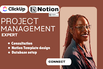 custom notion template notion n8n ai expert notion design clickup consultant n8n