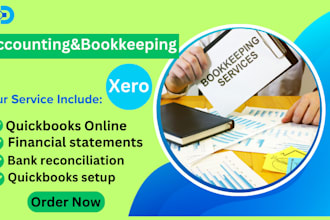 do xero, setup accounting and bookkeeping online quickbooks, bank reconciliation