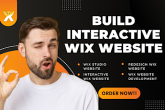 design interactive wix website wix studio website design wix website development