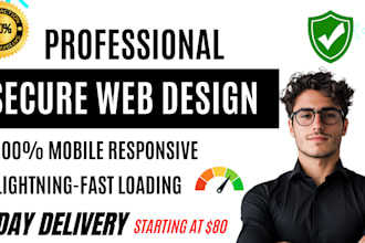 create a secure very fast HTML website with no vulnerabilities
